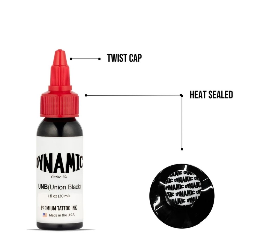 Dynamic Union Black Tattoo Ink