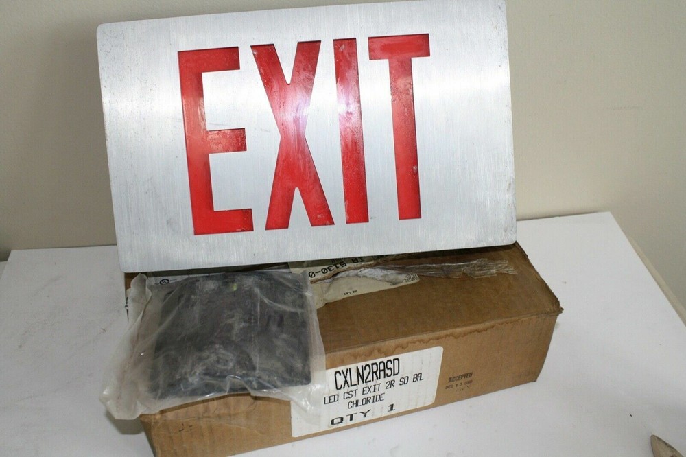 CHLORIDE SYSTEMS CXLN2RASD EXIT SIGN W/ BATTERY