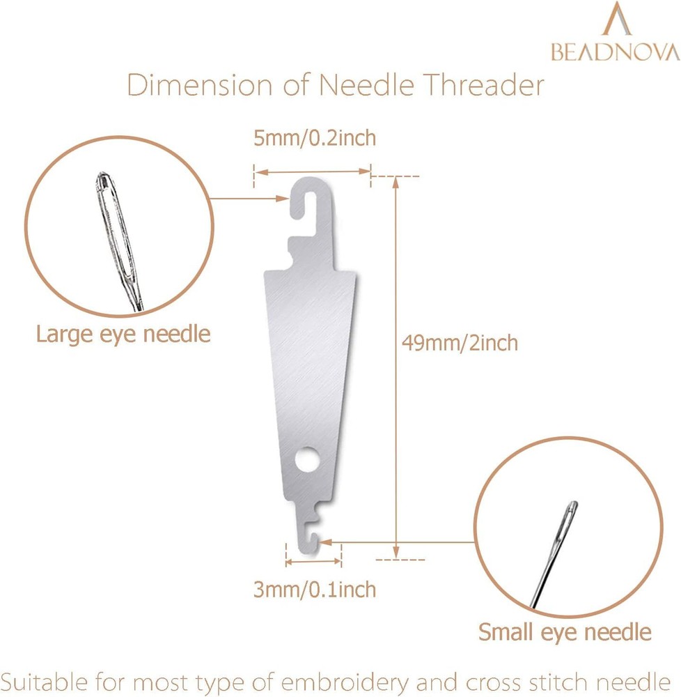 Needle Threaders 20Pcs Stainless Steel Sewing Needle Threader Tool Needle Thread