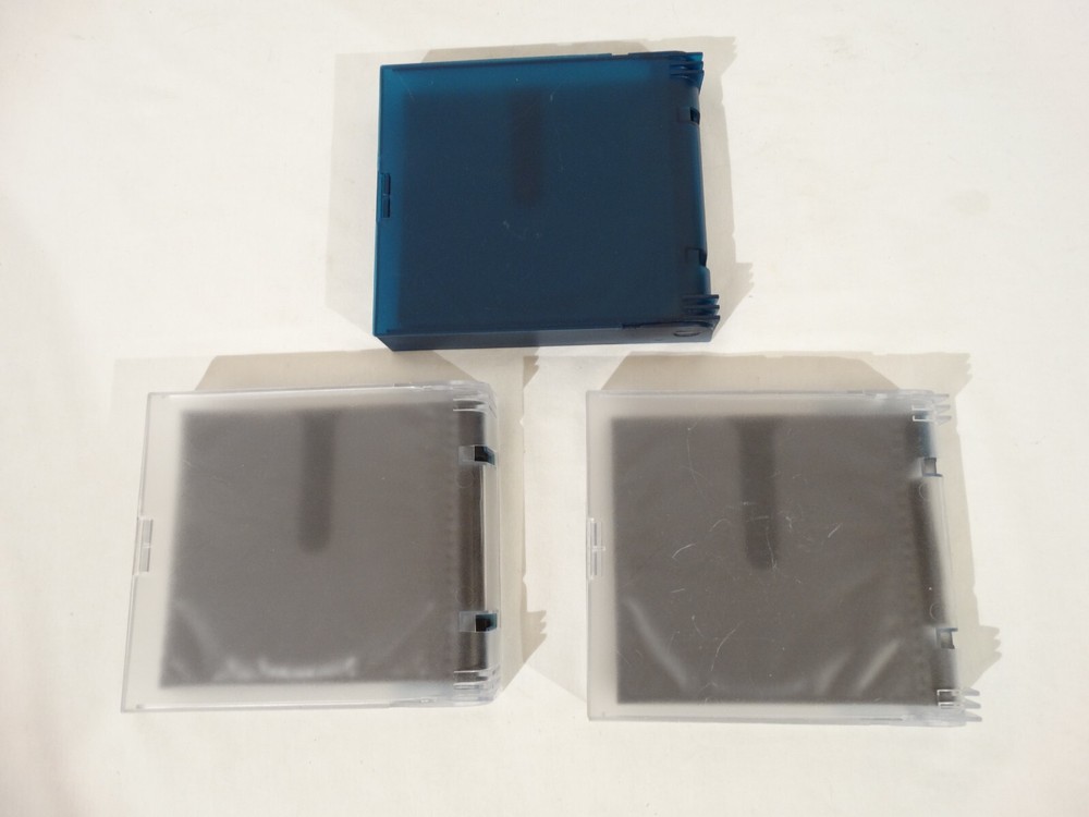 Lot Of (3) CDProjects CD Projects Plastic Blue Teal CD Storage Cases