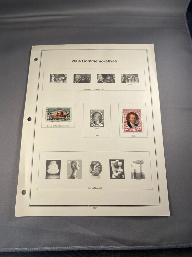 2004 Commemorative Collectable United States Postage Stamps