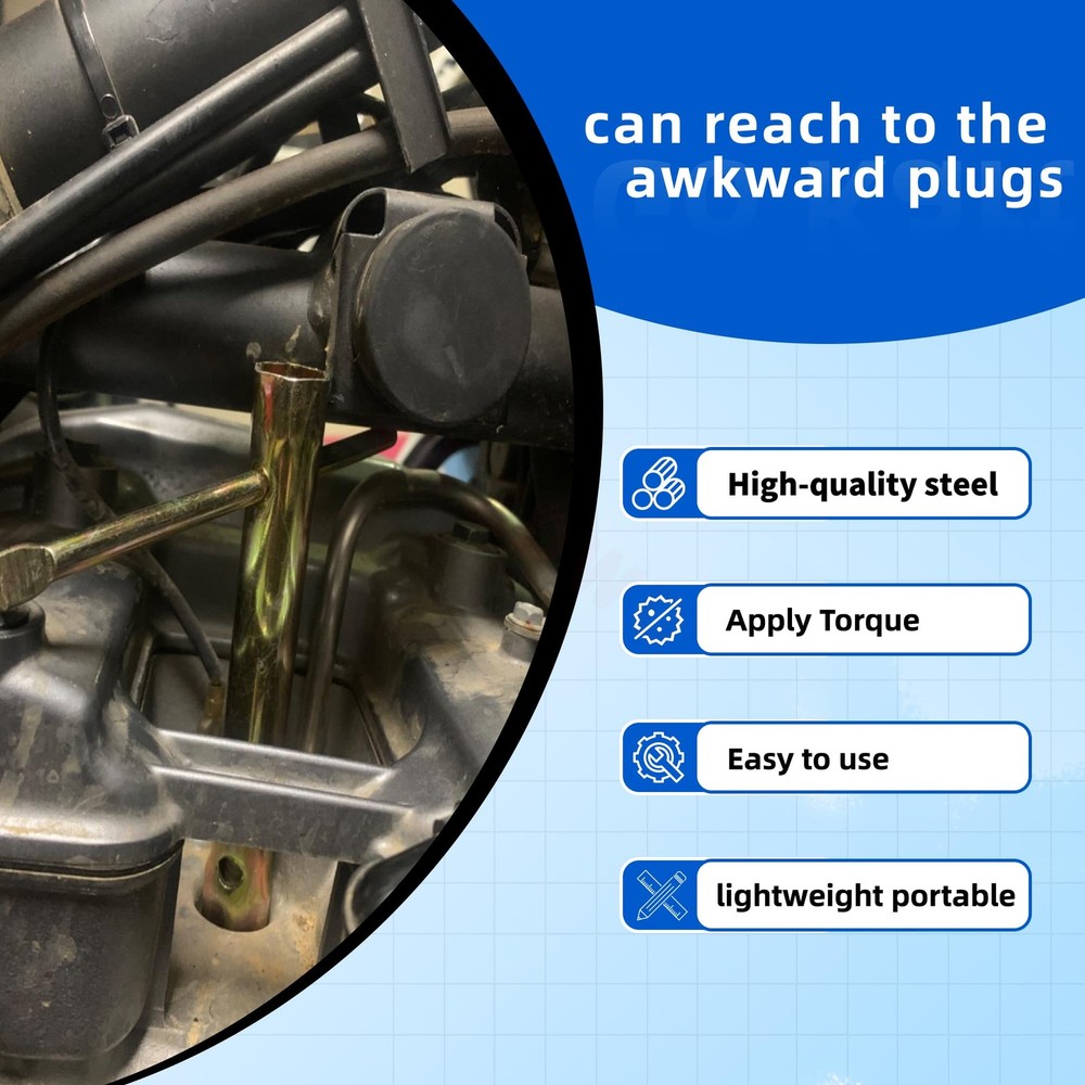 AAAWZDWD 16-18mm Spark Plug Socket,5/8 Spark Plug Socket Motorcycle Ignition ...