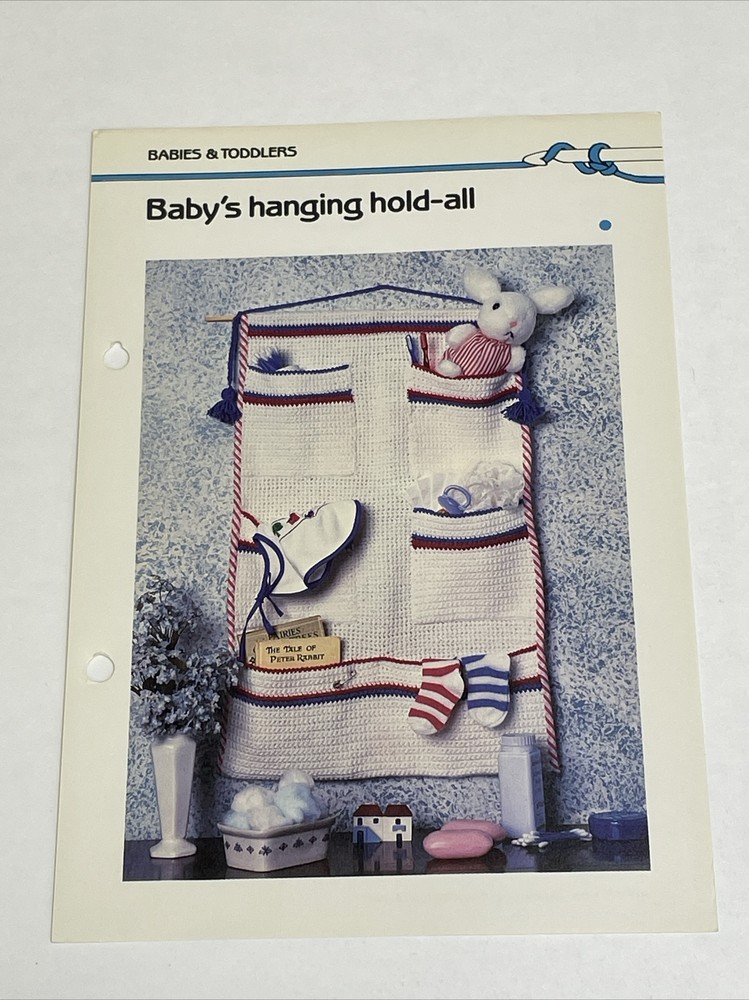 Baby's Hanging Hold All Storage Marshall Cavendish Crochet Pattern