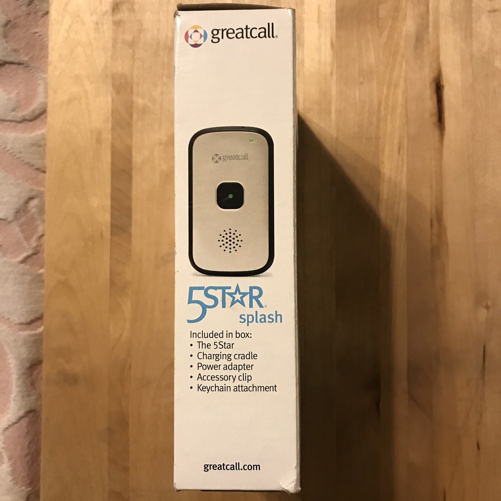 GreatCall (5STAR3-DIR-SLV) Urgent Response One-touch Waterproof Device - Silver