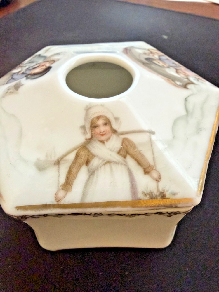 Antique Prussia Hair Receiver