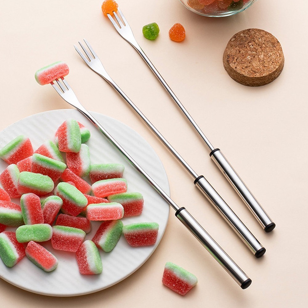 Appetizer Fork Fruit Fork Dessert Table Extended Fork Head Rust Resistant