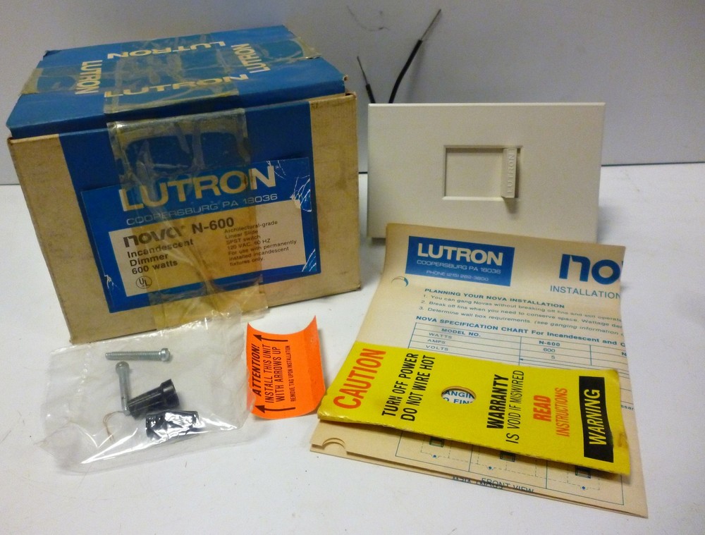 Lutron N-600 Wall Dimmer Switch
