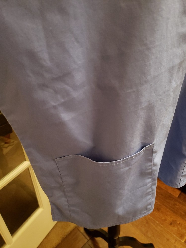 XXL Two Solid Color Scrub Tops With Pockets By Crest