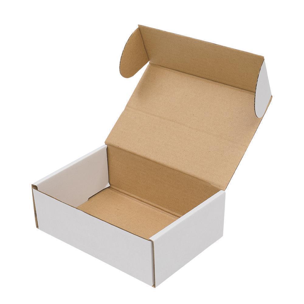 100 WHITE CORRUGATED MAILERS 6x4x2 Shipping Packing Box Mailer