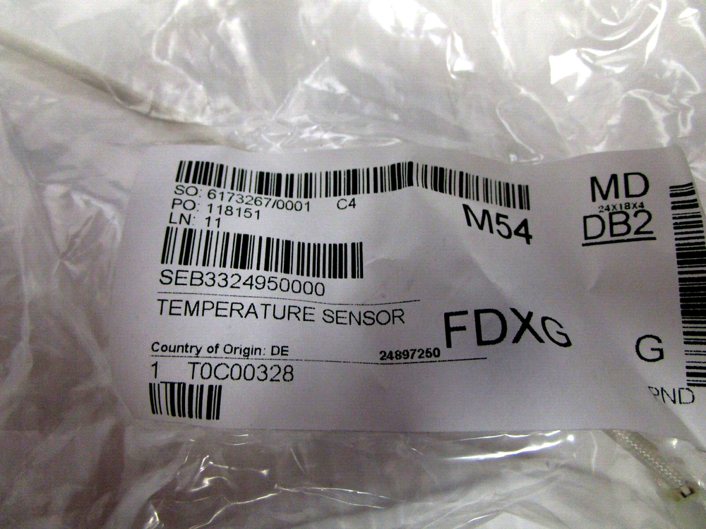 1 New Schaerer 3324950000 TEMPERATURE SENSOR