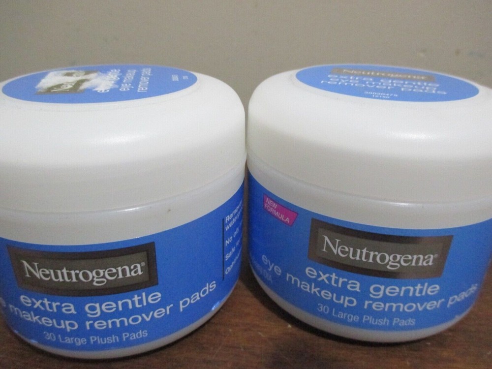 2x Neutrogena Extra Gentle Makeup Removing Pads 30 Count