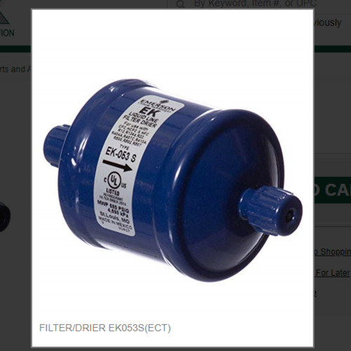 FILTER/DRIER EK053S(ECT) #9151163-03