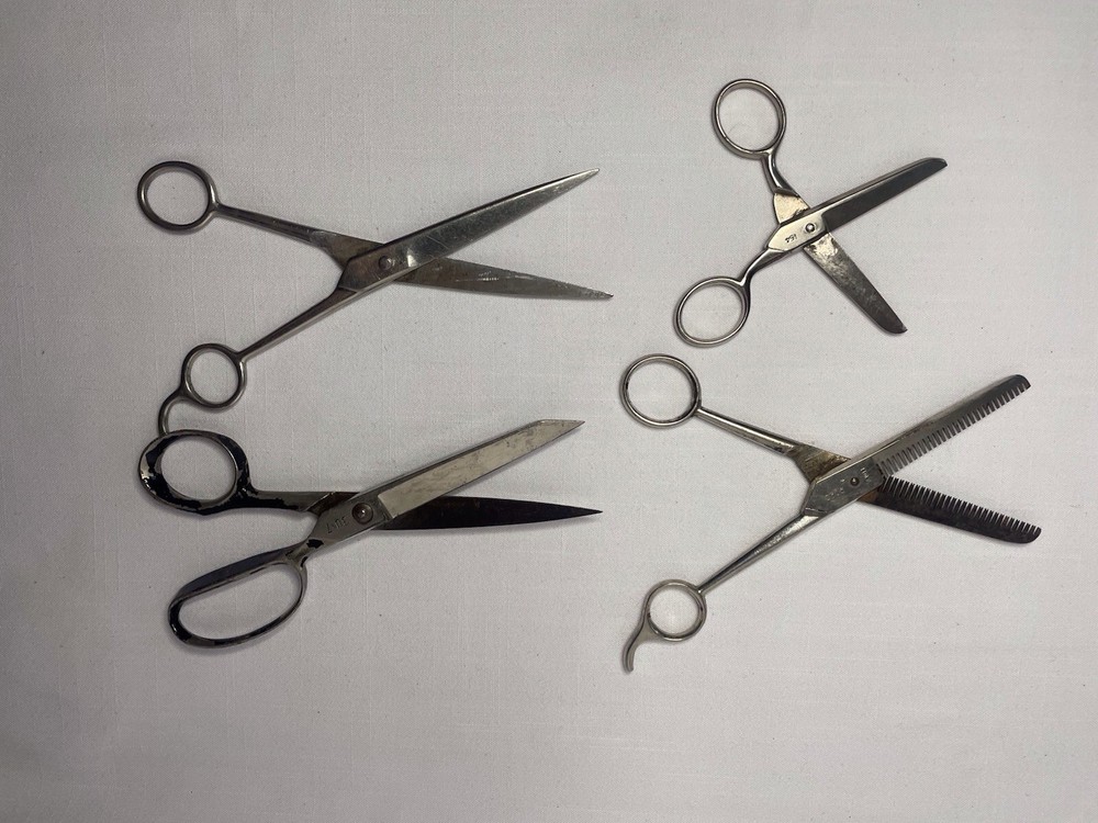Four Pair Vintage Scissors