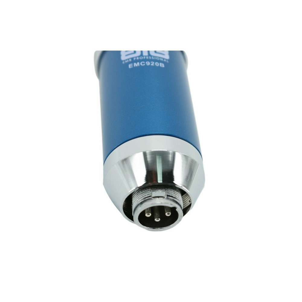 EMC920 Multi Pattern Recording Large Diaphragm Condenser Studio Microphone Blue