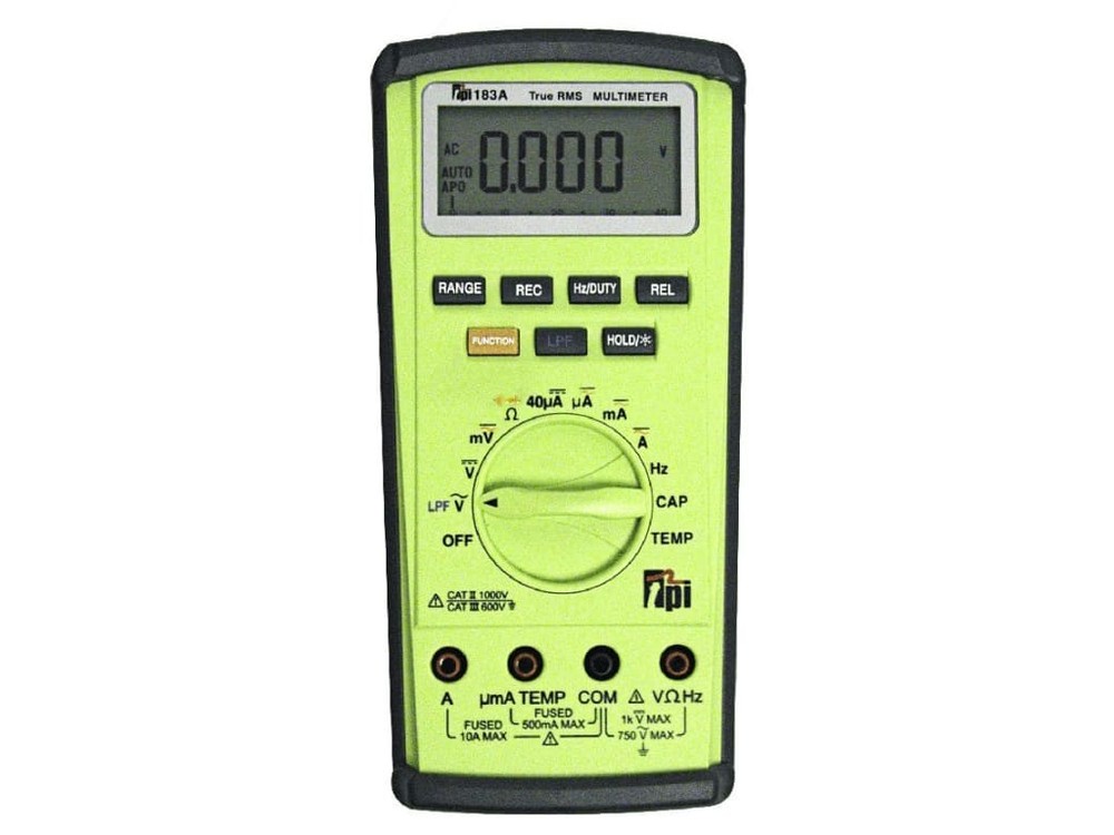 TPI 183A True RMS Digital Multi-Meter with Temperature Capacitance