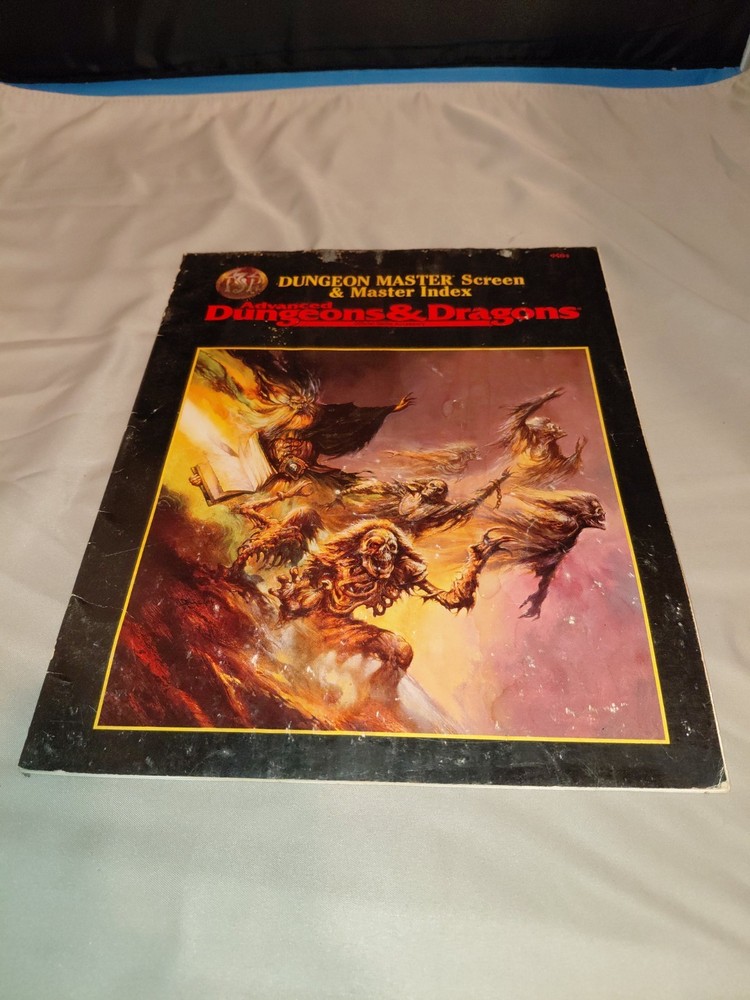 AD&D Advanced Dungeons & Dragons Dungeon Master Index 9504