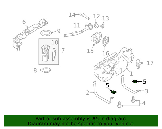Genuine Ford Radiator Support Splash Shield Nut W717634-S439