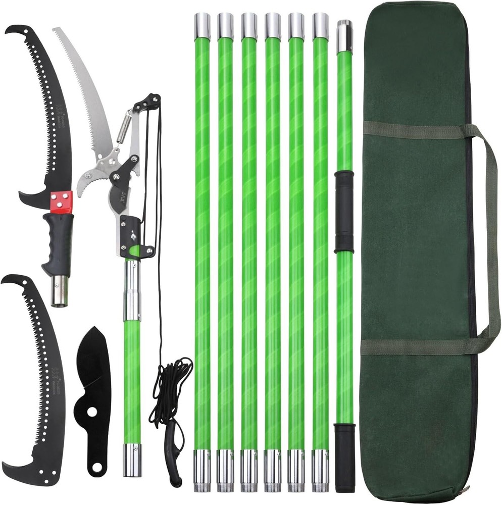 27ft Extendable Tree Pole Pruner for High Branch Trimming and Shearing