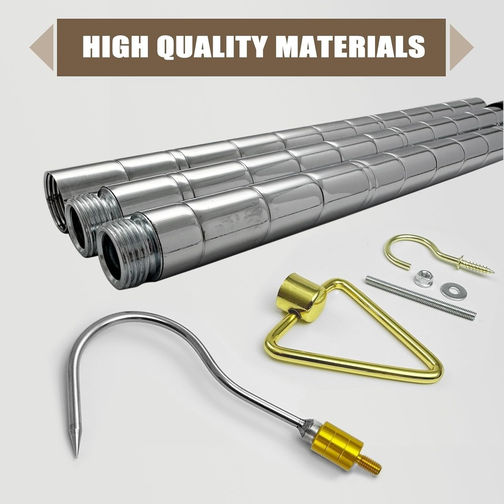 Attic Ladder Pull System Kit,Attic Pull System Hook Set Replacement for Cord ...