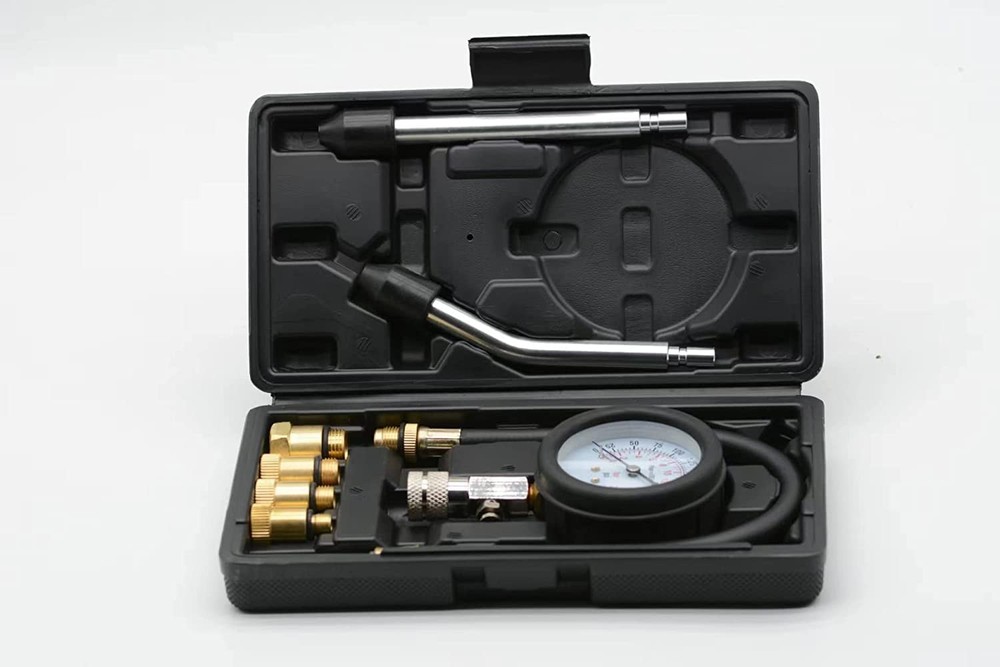 8PCS Compression Tester, Engine Tester kit Professional Petrol...