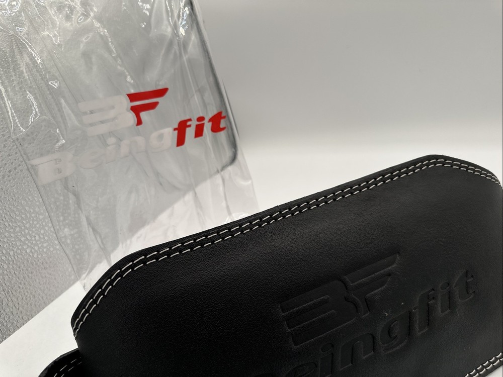 Leather Weightlifting Belt Gym Training Back support.