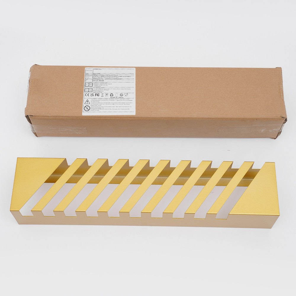 Small Tile Display Rack, Countertop 10 Slots Tile Display Stand, Tile Display