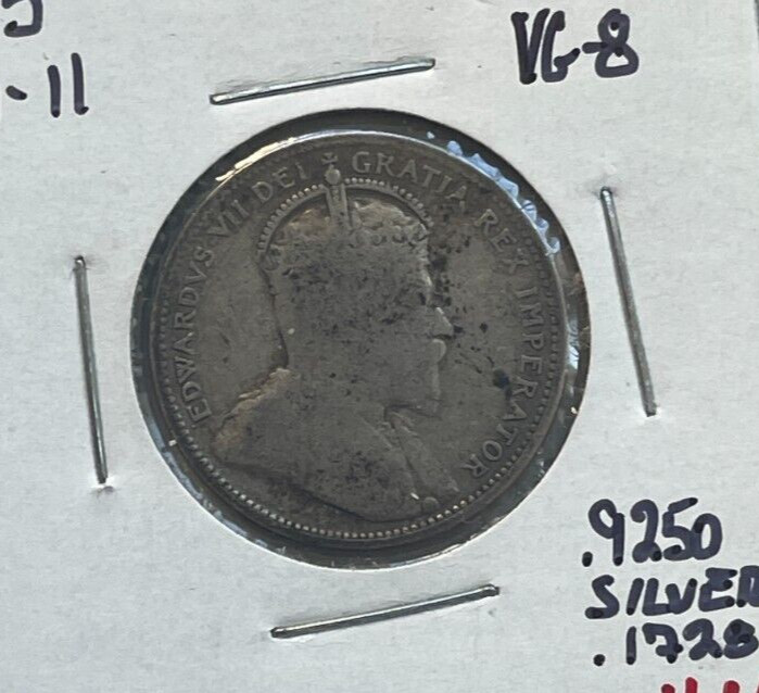 1905 Canada 25 Cents - Silver - #3