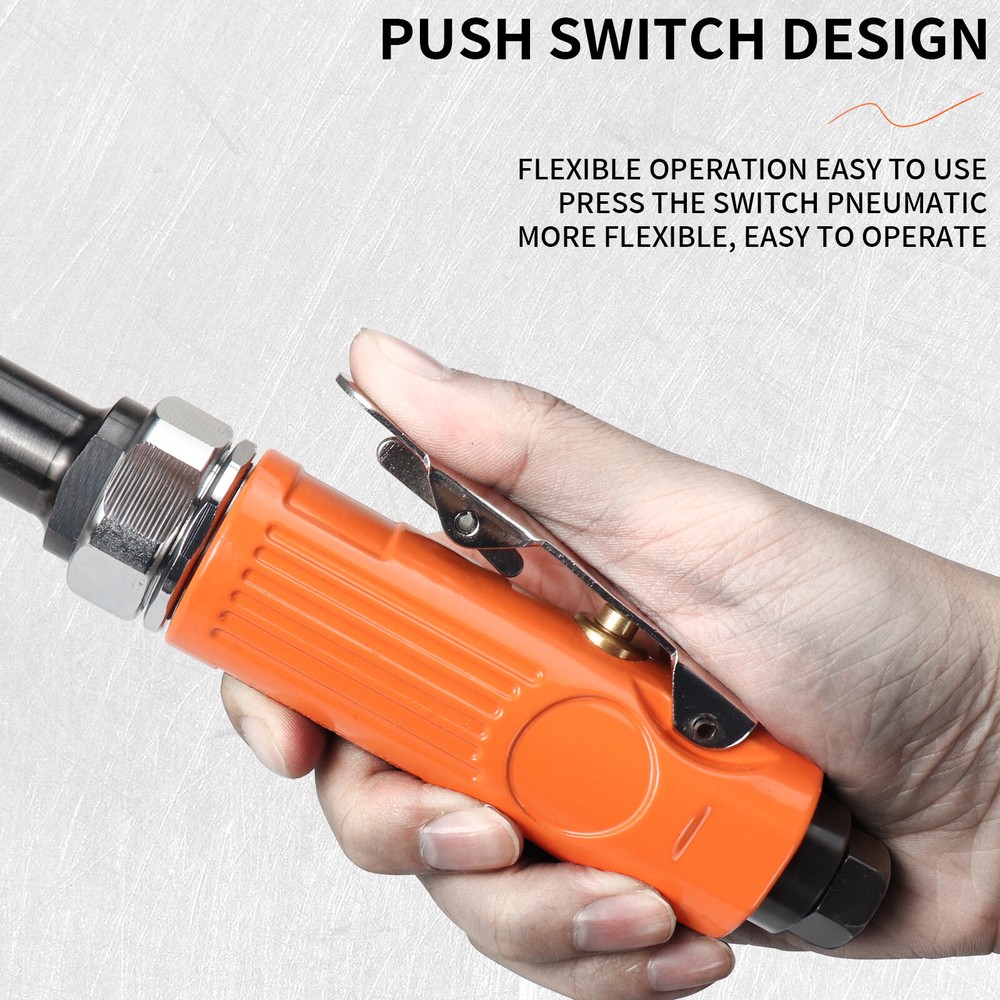 1/4" Straight Extended long Air Angle Die Grinder Pneumatic Grinding-Machine