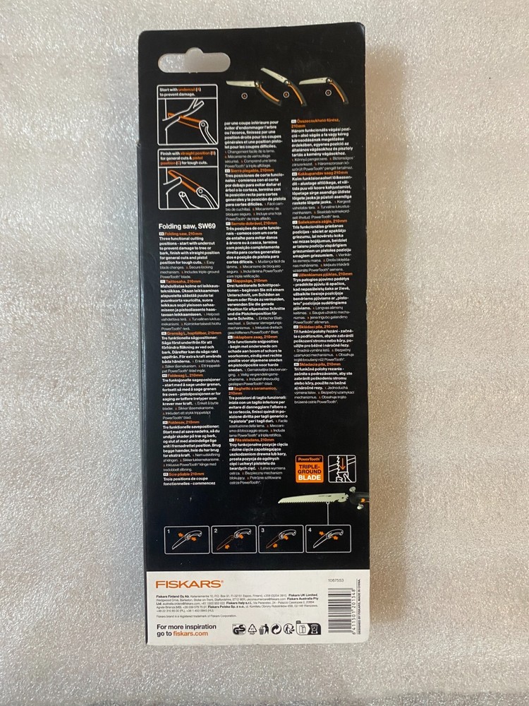 Fiskars SW69 Plus Folding Pruning Hand Saw