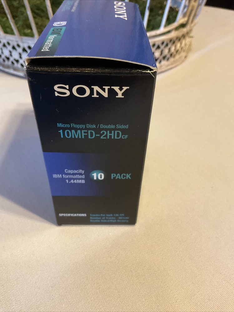 Sony HD IBM Formatted MFD 2 Micro Floppy Disk 2-Sided 9 Pack 2HD
