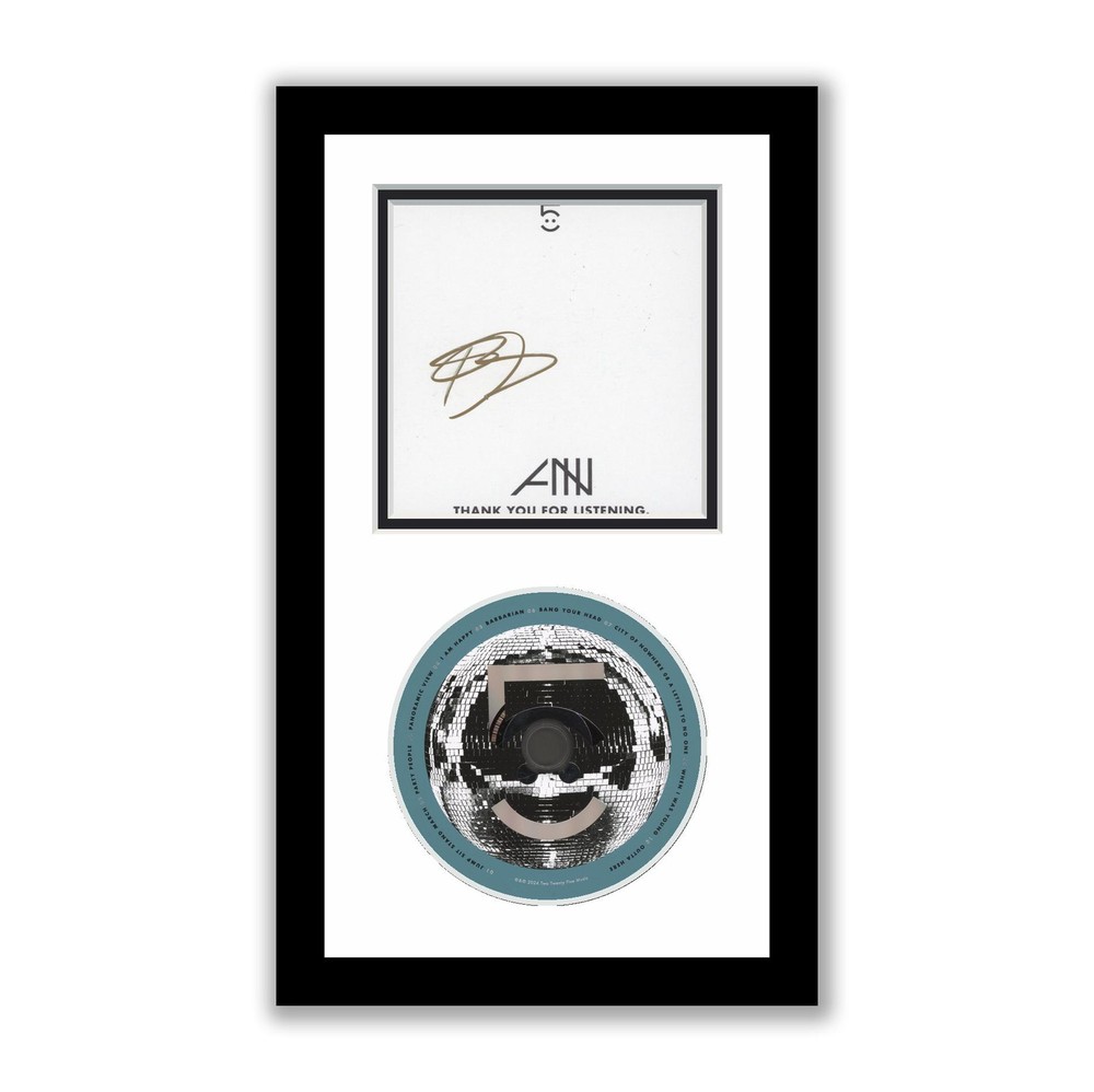 Awolnation Autographed Signed Framed CD The Phantom Five ACOA