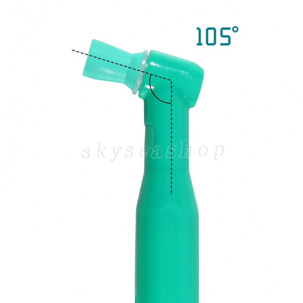 100pc Dental Disposable Prophy Angles Soft Cup Latex Free Right Angle 105° angle