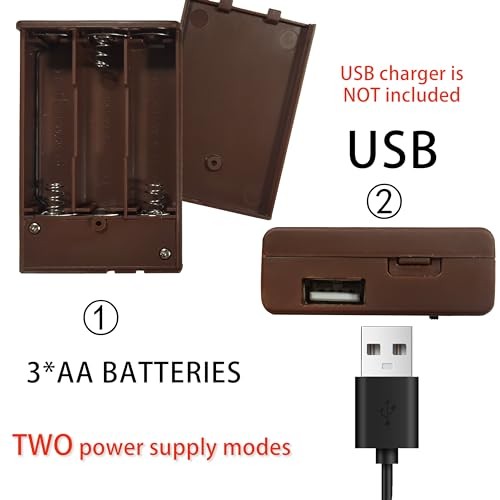 Lighted Branches with Ice Timer 100 LED 32IN, Artificial Tree Branch Brown