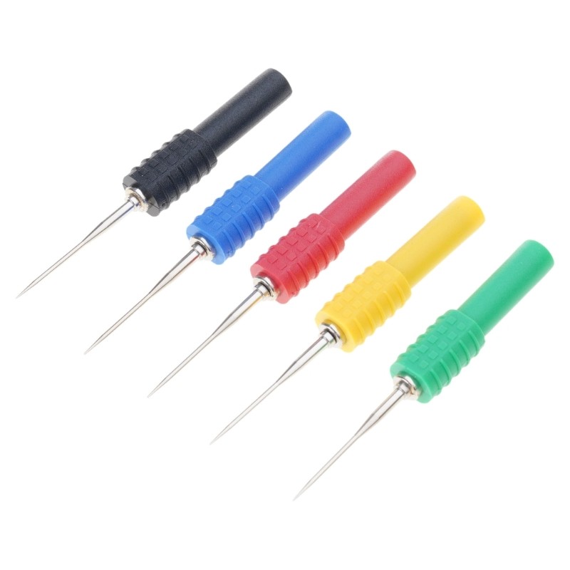 Multimeter Test Probe Back Probes Insulation Piercing Needle Car Repair Tool Set