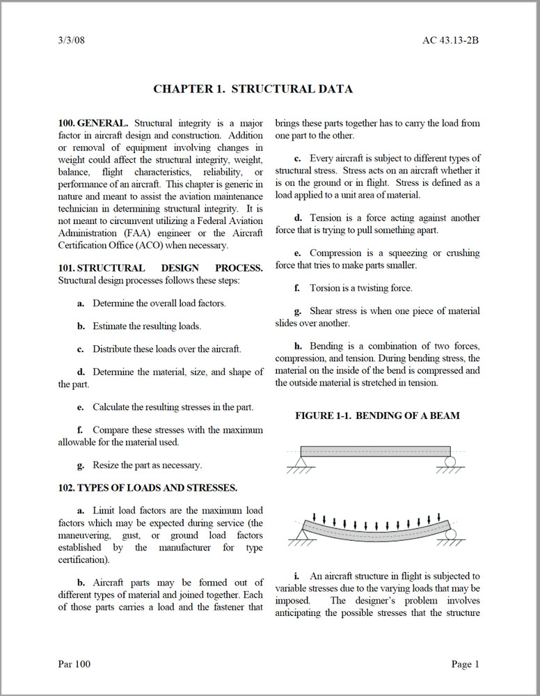 137 page AC 43.13-2B - Methods Techniques Practices - Aircraft Alterations on CD