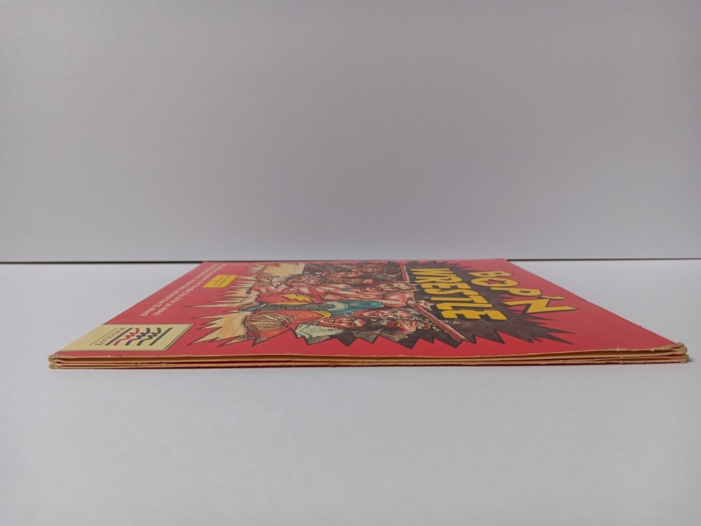 Commodore 64/128 Bop N Wrestle Computer Game Software Tested/Works