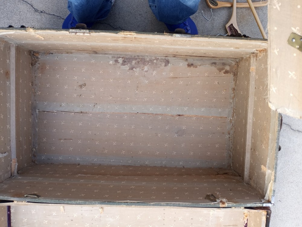 1920s Antique steamer Trunk