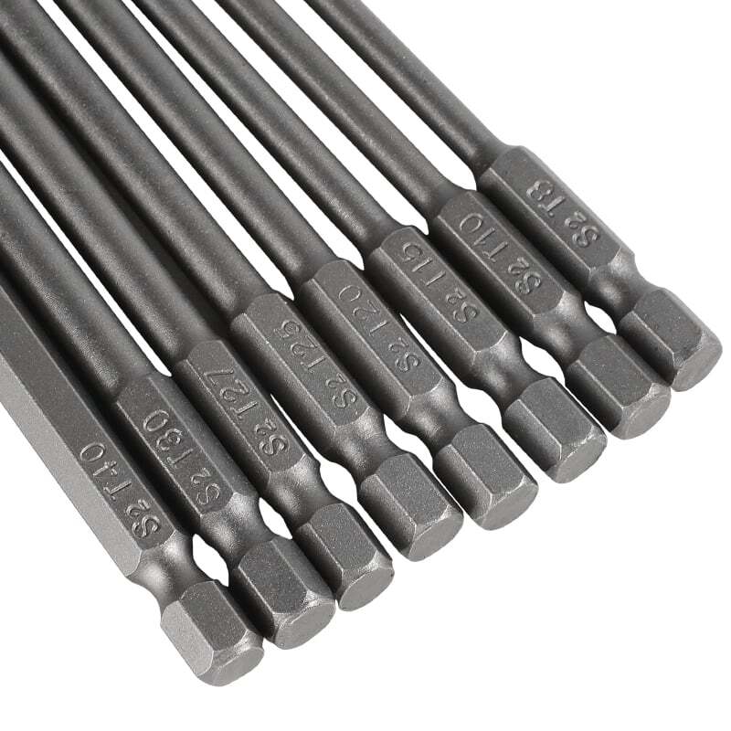 8pcs Torx Bit Set Quick Change Connect Impact Driver Drill Security Tamper Proof