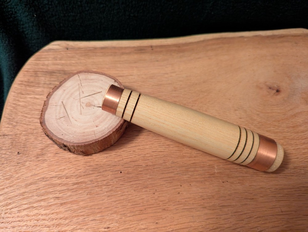 Ash 6" Timber Framing Chisel Handle for Tang Chisel - by J. Vincent