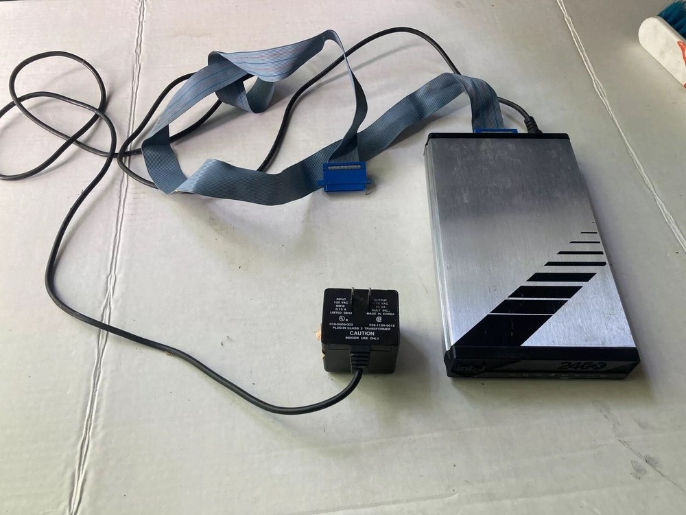 Intel 24ex Modem Includes AC power Adapter & Cable.