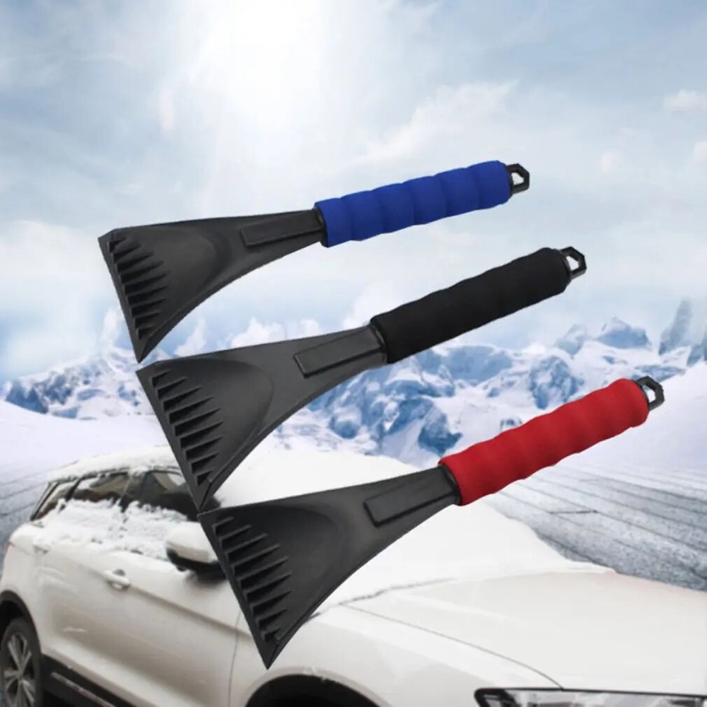 Car Windshield Ice Scraper Quick Cleaning Glass Brush Snow Removal Tool
