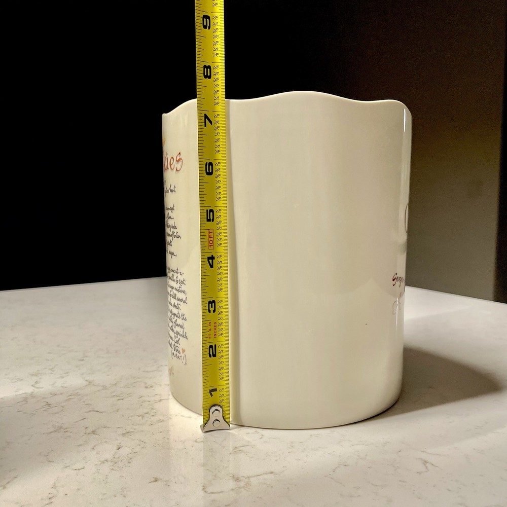 Rare "A Proper Tea" S. Branch 9'' Lenox Ceramic Cookie Jar