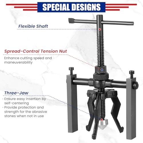 3 Jaw Bearing Puller, Manual Internal Puller 3 Jaw Bearing Puller Set