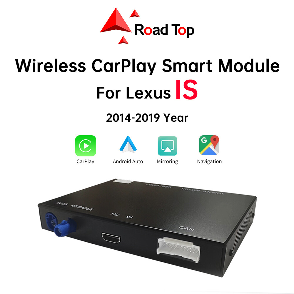 For Lexus IS 2014-2019 Wireless Carplay Android Auto Module Mirror Link AirPlay