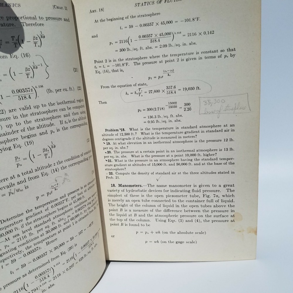 FLUID MECHANICS - Dodge and Thompson - First Edition 1937