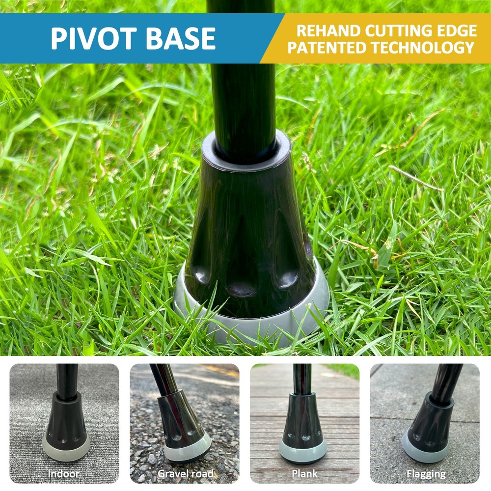 Adjustable Foldable Walking Cane for Seniors - Lightweight Heavy Duty Canes