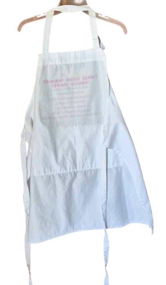 Three Wise Women Apron, One Size, Adjustable Strap, Pockets