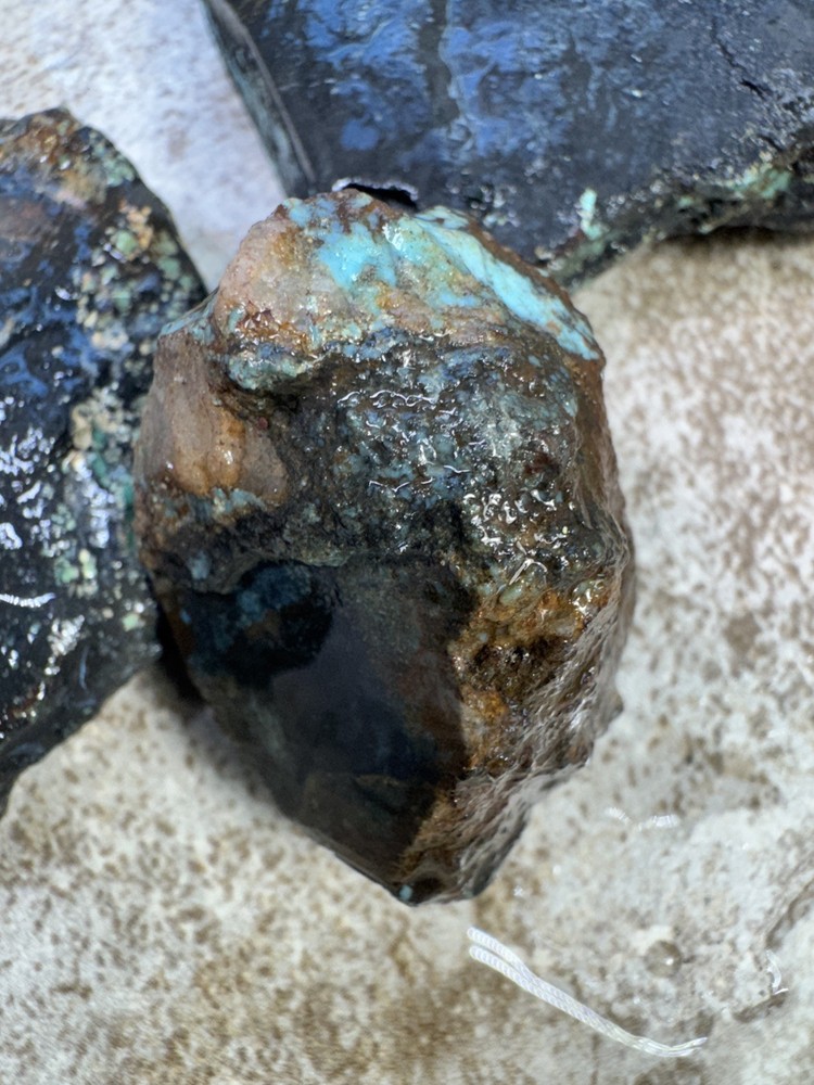 Natural Hubei turquoise nuggets