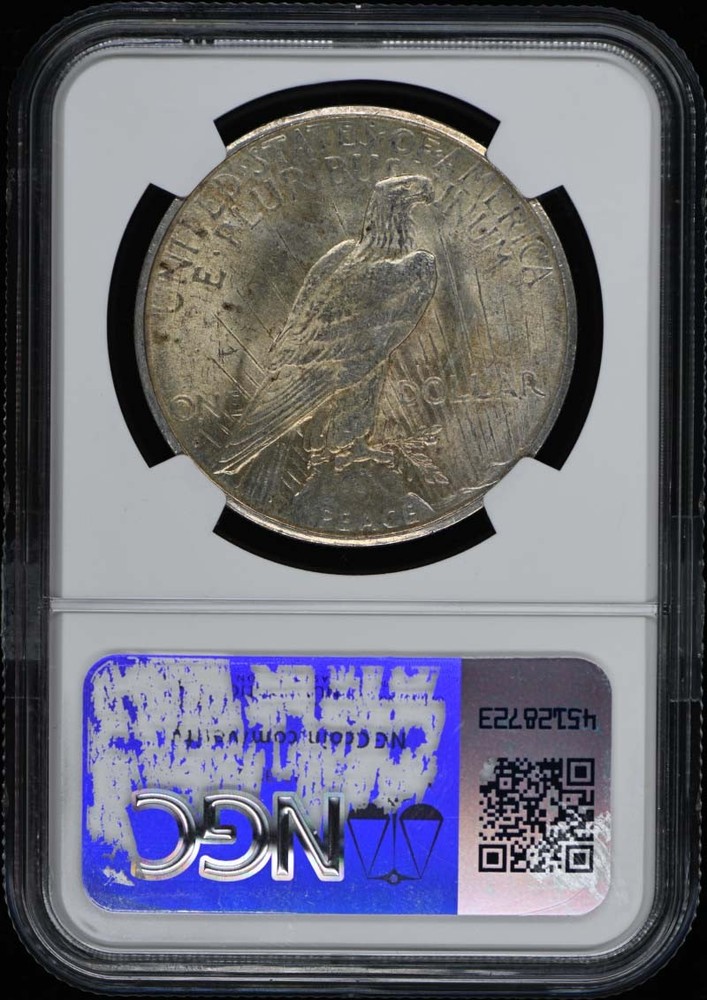 1925 S Peace Dollar S$1 NGC MS62