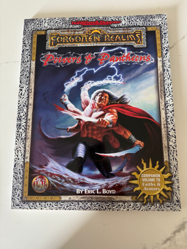 Powers  &  Pantheons  TSR 9563  AD&D  Forgotten  Realms  Sourcebook